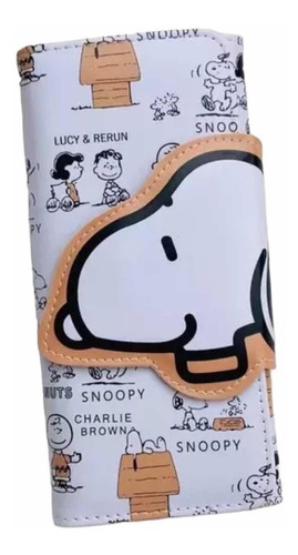 Billetera Importada Snoopy Mujer 18,5 X 9,2 Cms