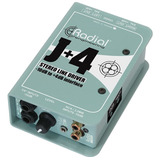 Radial Engineering J+4 Stereo Line Driver -10db A +4db Inter