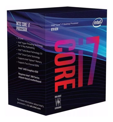Micro Procesador Intel Core I7 8700k 4.7ghz Coffee Lake Env