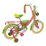 Bicicleta R 16 City Brianna Niña Color Verde