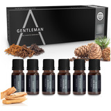Kit 6 Aceites Esenciales Gentleman Aromaterapia 100% Natural