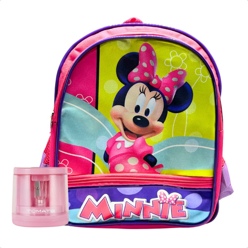 Kit Escolar Mochila Infantil Feminina E Apontador Elétrico