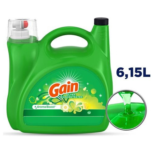 Gain  Detergente Líquido 6.15 L