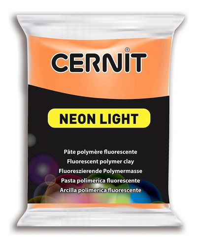 Cernit Neon Light Arcilla Polimérica 56 G Colores A Elección Color Naranja