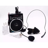 Parlante Microfono Altavoz Radio Bluetooth Usb + Obsequio 
