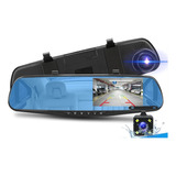 Espejo Retrovisor Doble Camara Full Hd Pantalla 4.3''