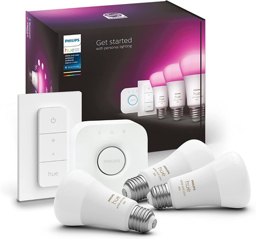 Starter Kit E27 Philips Hue White And Color + Switch Nuevo