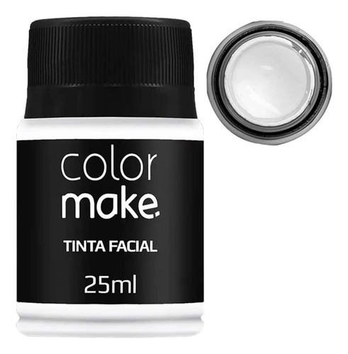 Tinta Facial Líquida Color Make Várias Cores Pote Com 25ml