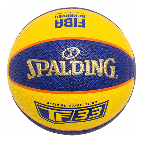 Balón De Baloncesto De Microfibra Spalding 3x3 Tf-33 Fiba #6