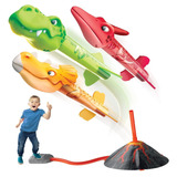 Lanzador De Dinosaurios/lanzacohetes Para Niños Lanzamiento