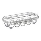 12 Hueveras Cajón Para 10 Huevos Refrigerador Transparente