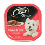 Alimento Para Perro Cesar Carne De Res En Su Jugo 100 Gr