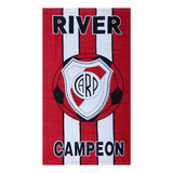 Toalla Fútbol 50x80 Boca Juniors / River Plate 100% Algodón