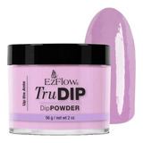 Polvo Trudip Inmersión Para Esmalte Sin Cabina Ezflow 56 Gr Color Up The Ante (lila Lavanda Pastel)