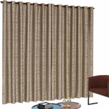 Cortina Jacquard Semi Blackout Sala E Quarto 3,0m Comprida