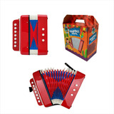 Mini Sanfona Acordeon Brinquedo Infantil Música Instrumento