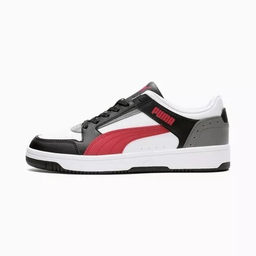 Tenis Puma Rebound Joy Low,blanco,negro Rojo, 380747 06