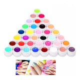 Gel Paint Uv Led Color X6 Unidades Sin Glitter