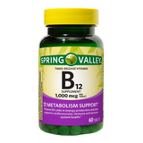 Vitamina B12 Liberacion Prolongada 1000 Mcg 60 Tabs Eg B50