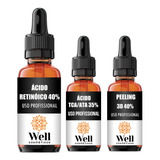 Ácido Retinóico 40%30ml+ácido Tca 35%10ml+peeling 3d 40%10ml