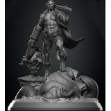 Hellboy Set Diorama Stl Para Impresion 3d 