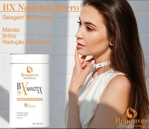 Bx Nanotox  Bzero  Selagem Botox Pote Benouver - Kit C/3