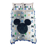 Colcha Disney Mickey Mouse Blue Matrimonial Concord