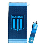 Toallon Secado Rapido Racing Club Futbol Original + Bolso