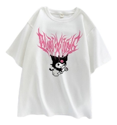 Camiseta Para Mujer Dark Style Cute Print Street Aesthetic T