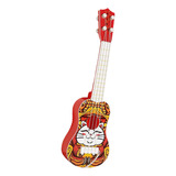 Ukelele Juguete De Dibujos Animados Instrumento Gatito