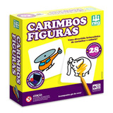Jogo Carimbos Figuras Animais - 28 Peças - Pedagógico - Nig