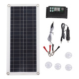 Kit De Panel Solar 12v 30w 30a Controlador De Voltaje Del Ca