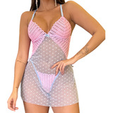 Camisola Feminina Sensual C/ Calcinha Sexy Luxo Frete Grátis