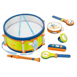 Tambor Niños Juguete Musical Set Instrumentos Micrófono