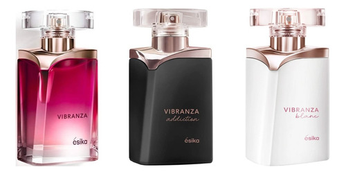 3 Perfumes Para Dama Vibranza Esika 45ml