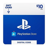 Tarjeta Playstation Network 10 Usd Cuenta Usa Ps5/ps4