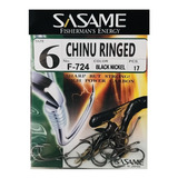 Anzuelos Sasame Chinu Ringed F-724 N° 6 Made In Japan