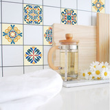 Mosaico Azulejos Cocina Moderno Crema Colores 15 Cm 12 Uni 