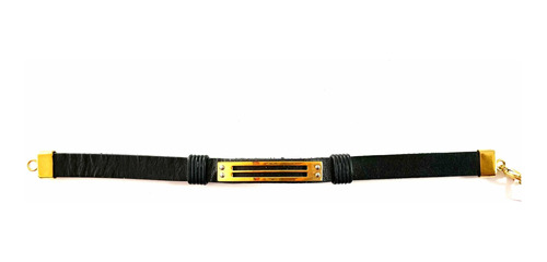 Pulsera Hombre Caballero Piel Acero Inoxidable