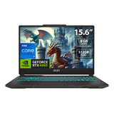 Laptop Msi I7 12650h 8gb Ddr5 512gb Ssd Rtx 4060 Win 11 Color Negro