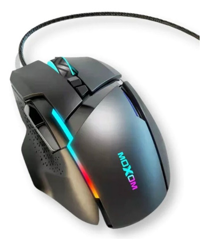 Mouse Gamer Con Cable Usb Gaming Luz Rgb Moxom Mx-ms13