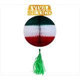 Decoración Esfera Tricolor Patrias #5 30 Pz 