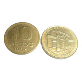 Moneda Argentina 10 Pesos 1984 Cj# 362