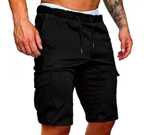 Shorts Cargo Bermuda Hombre Pantalones Jogging