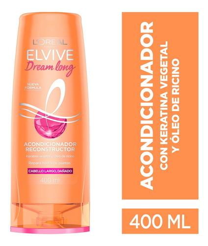 Acondicionador Dream Long Elvive L´oréal Paris 400ml X 2u