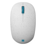 Mouse Usb S/ Fio Ocean Plastic Branco/azul - Microsoft