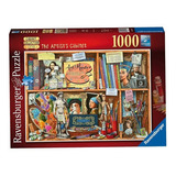 Rompecabezas Librero Del Artista 1000 Pz Ravensburger Monalisa David