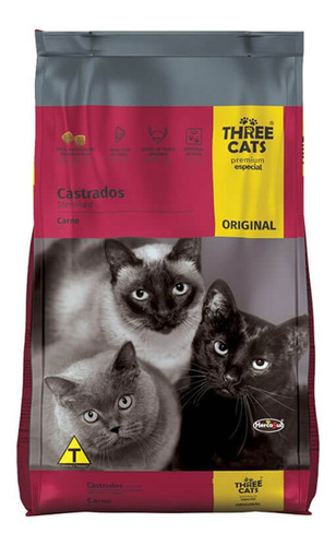 Three Cats Original Castrado 10,1 Kg