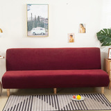 Funda Cubre Futon Cuadrille Elasticada Tela Gruesa Textura