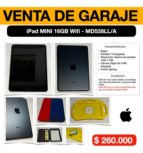 iPad Mini 16gb (1ª Gen.) - Usado 